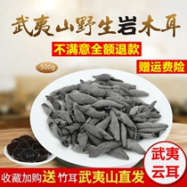 Wuyishan specialty rock ear wild black fungus dry goods super cloud ear small Bowl ear stone ear autumn fungus 500g