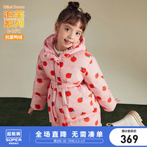 (Bubble series) Minipeace Taiping bird fairydress girl antibacterial down jacket with long light and warm winter
