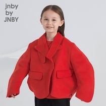 Jiangnan Bclothes Scout Winter Discount Girls warm and soft design Childrens wool coat jacket