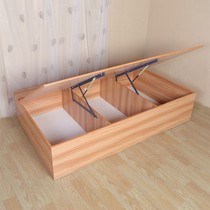 No bedside solid wood storage bed tatami single bed multifunctional high Box storage bed air pressure drawer small apartment bed