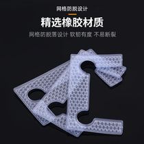 Glass door bathroom clip inner hexagon anti-slip screw bolt shower room frameless glass door clip hinge gasket rubber pad