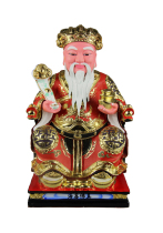 Haixin solemn buddha statue resin FRP buddha statue Dunhuang Caibao Jiaxian Taigong Buddha statue 10 inches