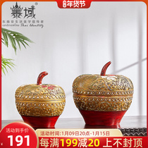 Thailand imported wood carving jewelry storage box jewelry box Southeast Asian wood carving crafts decoration decoration