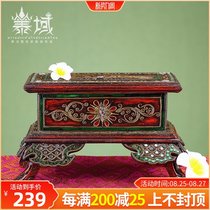  Thai domain Southeast Asian style painted jewelry box Thai home living room porch jewelry wooden decoration box storage box