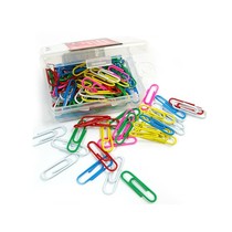 Color paper clip paper clip business card clip envelope paper clip household clothes cuff needle plastic box