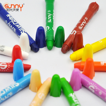 Sunshine Angel silky colorful stick 24 kinds of common colors single complementary color bulk rocket oil painting stick water soluble rotary crayon kindergarten graffiti painting training institution monochrome procurement