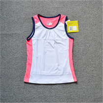 Foreign trade FL girls tennis quick-drying round neck top breathable sports running vest]