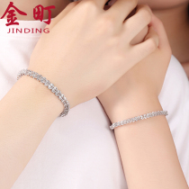 Couple bracelet a couple 999 Sterling Silver Phoenix tail men and women Summer ancient love letter ins niche design sense