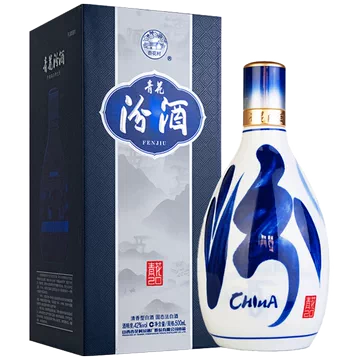 Amazon.co.jp: 青花汾酒 (ふんしゅ) 20年陳醸 42度 500ml : 食品