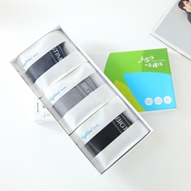 Noble big era underwear mens crotch red underwear womens triangle pure cotton antibacterial mid-waist flat boxer briefs