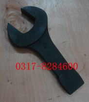 Single head dumb wrench percussion spanner open wrench straight handle stump spanner straight handle stump wrench S46