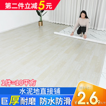 pvc floor leather cement ground directly spread thick wear-resistant waterproof household plastic floor rubber pad self-adhesive ground sticker