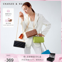 (New Years Eve present) CHARLES&KEITH rhombus CK6-10680924 long wallet mobile phone bag woman