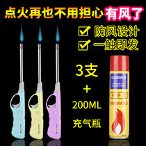 Thousand grid kitchen electronic igniter ignition gun Gas stove open flame lighter Natural gas windproof musket candle