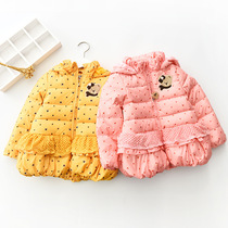 TW bear childrens clothing winter childrens clothing short girls puffy down jacket PCJD44951S