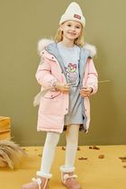 TW bear childrens clothing 2019 winter girls wear two down jackets anyway TKJD98T92O