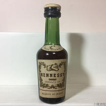 jiu ban Hennessy Hennessy Cognac VSOP old green bottle concavo-convex cap 40% 30 ml (B)