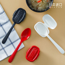 Japanese imported spoon spoon spoon soup spoon fruit spoon children portable dustproof students drink soup eating spoon