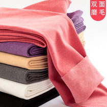 No trace warm pants women 2021 new large size de Rong spring and autumn self-heating women plus velvet bottoming trousers women wear