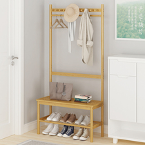 Shoe stool Coat rack One-piece home door multi-function shoe stool Entry storage storage stool Fitting room stool
