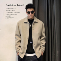 Xu Tia Lang woolen coat mens winter New Tide brand short high-end loose Casual tweed jacket ins tide jacket