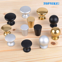 Modern Black Light Lavish Gold Wardrobe Small Handle Cabinet Door Single Hole Round Aluminum Alloy Cabinet Single Drawer Handle