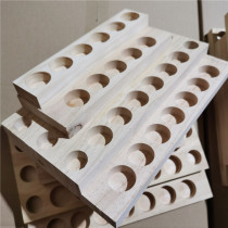 Oil box storage display rack Wooden Table 4-layer multi-Terry oil bottle finishing wooden frame defect special treatment