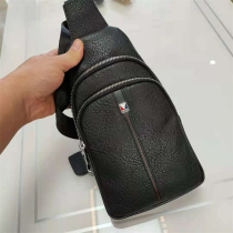 Sports Han Edition Casual Outdoor Chest Bag Sloped Satchel Bag Mens Leather Bull Leather Trend Fashion