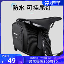 Waterproof bicycle back seat bag tail bag seat cushion bag mountain bike road bike riding bag bicycle saddle tail bag equipment