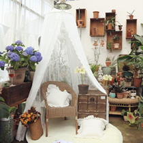 Lace Mantle Bill Style Elegance Suction Top Hanging Tent Summer Nets Oversized Mosquito Nets Children Home Teenage Photography Decoration