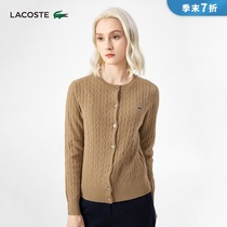 LACOSTE French crocodile women 21 autumn and winter new casual warm cardigan sweater knitwear women) AF3321