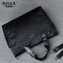 New Mens Bag Cross Section Business Casual Handbag Nylon Oxford Cloth Man Sails Cloth Bag Single Shoulder Slanted Satchel Briefcase Briefcase