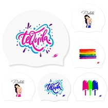 SENTI Korea men and women professional waterproof silicone swimming cap fashion cute and comfortable adult competition swimming cap