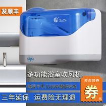 Xinda mobile phone dryer dual-use MGQ120 household bathroom wall-mounted hair dryer shelf punch-free installation