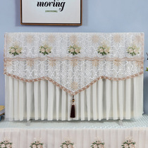 75 inch simple modern lace LCD TV cover 2021 New dust cover TV cabinet Cover Cover Cover