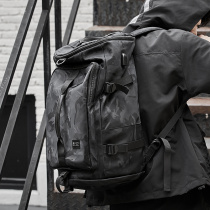 Double shoulder bag mens large capacity super large multifunctional mountaineering tour basketball sports fitness school bag mens travel backpack