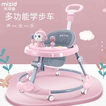 Learn walking car anti-type leg baby multifunction anti-side turning baby Foldable slip bike Learn to walk child
