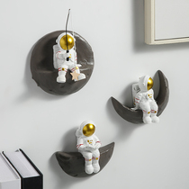 Astronaut wall shielding stereo decoration children's room bedside wall decoration TV sofa background wall pendant