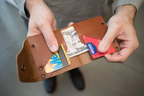  Simple wallet card bag wallet handmade leather goods leather art layout drawing layout PDF electronic layout paper