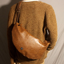 Korea Original Dormitory Big Bag Mens Slanted Satchel Students Day Department Single Shoulder Dumplings Bag Large Capacity Casual Backpack