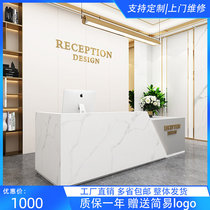 Commercial cash register ins wind clothing store counter bar simple modern barber shop reception desk sales department front desk
