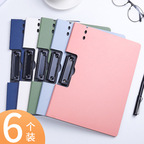 a4 folder Custom board clip Business office supplies Vertical secretary clip Horizontal information book paper storage clip pad plate Contract clip File clip Invoice clip Writing splint Student stationery