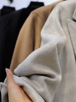 12 2 Chong list high cashmere welfare 100% cashmere three color temperament collar double breasted suit collar coat