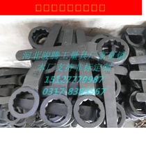 Selling plum spanner single head plum blossom wrench straight handle plum blossom wrench heavy-duty plum wrench