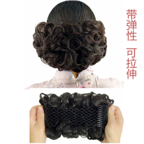 Hao Yi hand-sewn breathable elastic pull wig hair bag retro girl hair bridal style hair