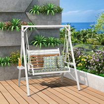 Outdoor swing rocking chair outdoor courtyard garden villa balcony home rocking chair aluminum alloy swing chair