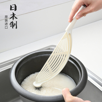 Multifunctional rice washing artifact rice stick household rice washing device drain baffle washing rice sieve does not hurt hands plastic mixing rod