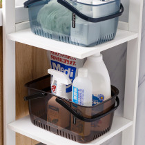 Korean imported bathroom basket contains basket handbaked bath basket rectangular plastic toiletries bath frame