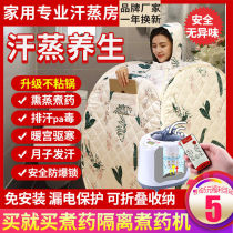 Han Steam Bath Box Sweat Steam Box Home Adult Sauna Bath box Non-draining and draining Sweat hood Steam Machine Traditional Chinese Medicine