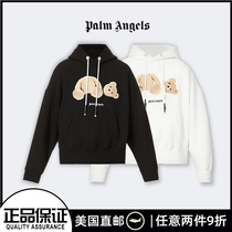 (Official website Spot) PALM ANGELS 21SS severed bear loose casual hooded sweater plus velvet men and women